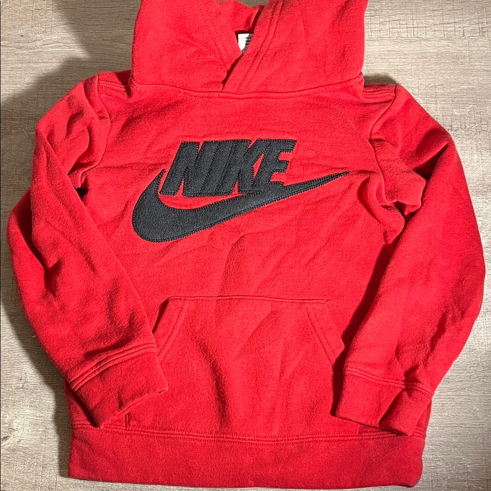 Nike Scarlet Pullover with Black Logo